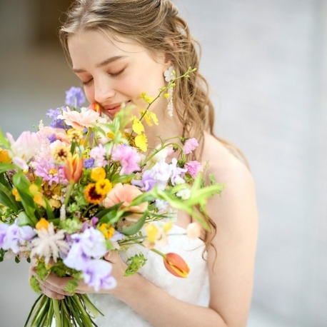 Ｂｌｅｕ　Ｂｌａｎｃ（ブルー：ブラン）：【4月BIG】ドレス×ヘアメイク×3.5万円試食！花嫁体験フェスタ