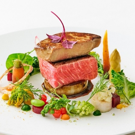 Ｂｌａｎｃ　Ｂｅｉｇｅ（ブラン：ベージュ）：【挙式全額プレゼント】絶品フォアグラ＆特選牛試食×ギフト1万