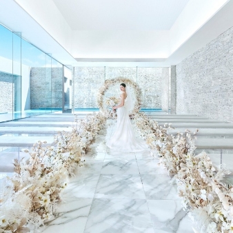 結婚式場：挙式料全額プレゼント【花嫁絶賛】チャペル×ドレス×試食体験