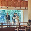 マリエール神水苑：【自然光差し込む和婚式】緑溢れる神殿×広大な庭園見学◆試食付
