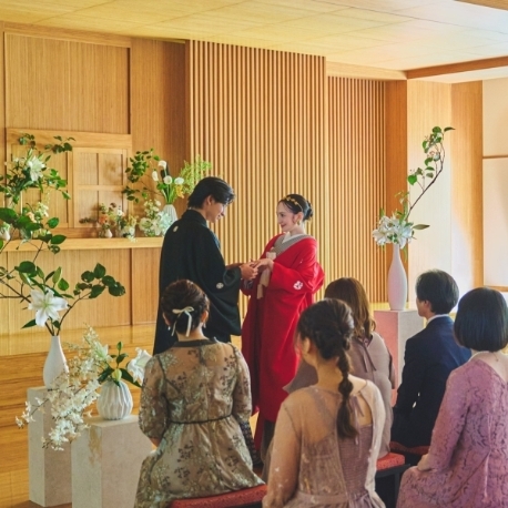 マリエール神水苑：【まずは会場見学！】選べる挙式場＆披露宴会場◆圧巻の庭園体験