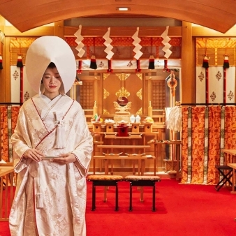 横浜ベイホテル東急：【和装試着◆平日限定特典付】本格神殿見学×和のおもてなし相談