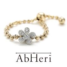 サプライズプロポーズにおすすめ　AbHeri　アベリ ダイヤモンドチェーンリング