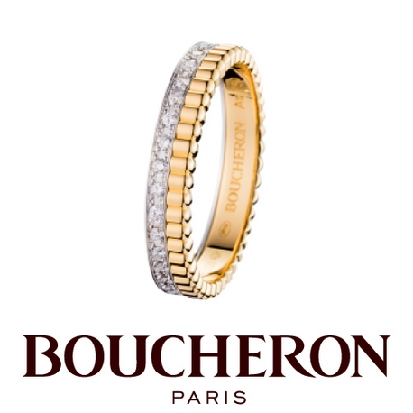 BOUCHERON（ブシュロン）&lt;キャトルラディアントダイヤモンドリングハーフ&gt;