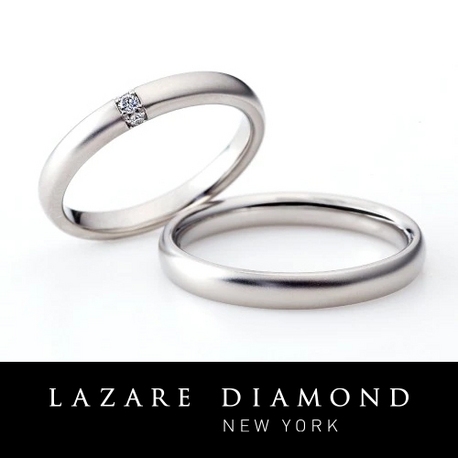 ANSHINDO BRIDAL（安心堂）:LAZARE DIAMOND　ラザール ダイヤモンド　＜スリーサイドリング＞