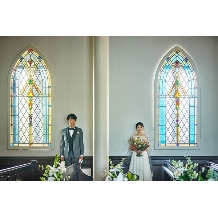 ＰＡＬＡＣＥ ＩＷＡＹＡ　（パレスいわや）:【ステンドグラス輝くチャペルで】教会の小さな結婚式_挙式プラン
