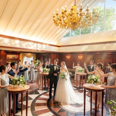 アルカーサル迎賓館　川越：【初見学130万優待】ステンド挙式体験×和牛フィレ試食付き