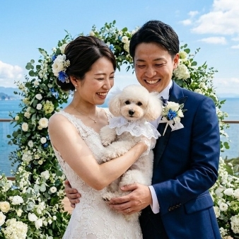 ガーデンテラス長崎　ホテル＆リゾート:ワンちゃんと叶える結婚式！リングドッグウェデイングプラン