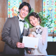 埼玉グランドホテル深谷:【ペットとWeddingプラン！】貸切チャペルで大切なペットとの結婚式が叶うプラン　50名＊215万