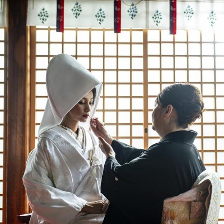 大阪天満宮：【結婚の節目を大切に】家族に見守られて誓う＊本格神前式