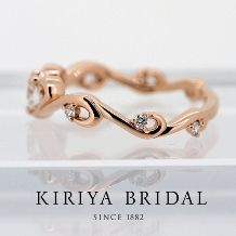 ＫＩＲＩＹＡ　ＢＲＩＤＡＬ　（宝石の桐屋）:【KIRIYA BRIDAL特製】花冠(リングブーケ)エンゲージリング