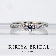ＫＩＲＩＹＡ　ＢＲＩＤＡＬ　（宝石の桐屋）:【KIRIYA BRIDAL特製】ピンクダイヤエンゲージリング