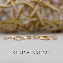 ＫＩＲＩＹＡ　ＢＲＩＤＡＬ　（宝石の桐屋）:楚々(soso)シリーズ【ほのか】ゴールド