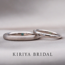 ＫＩＲＩＹＡ　ＢＲＩＤＡＬ　（宝石の桐屋）:【フルオーダーメイド】ライトブラウンゴールド鍛造マリッジリング