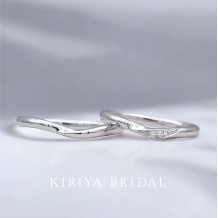 ＫＩＲＩＹＡ　ＢＲＩＤＡＬ　（宝石の桐屋）:楚々シリーズ【木漏れ月】V型ウェーブ