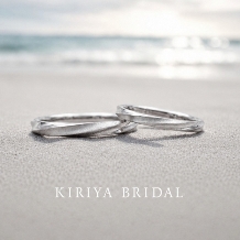 KIRIYA BRIDAL (宝石の桐屋):久音【波】| 当店人気NO.1 | ダイヤ入りもアレンジ可