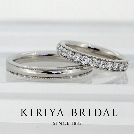 【KIRIYA BRIDAL特製】ハーフエタニティリング(0.54ct)