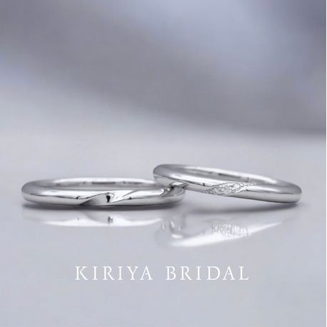 ＫＩＲＩＹＡ　ＢＲＩＤＡＬ　（宝石の桐屋）:楚々(soso)【木漏れ月】｜飽きのこないシンプルなデザインが人気のリング｜