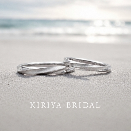 KIRIYA BRIDAL (宝石の桐屋):久音【波】| 当店人気NO.1 | ダイヤ入りもアレンジ可