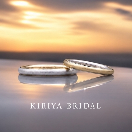 KIRIYA BRIDAL (宝石の桐屋):久音【陽】| 多彩なゴールド素材で多彩なアレンジが可能 |