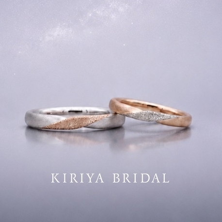 KIRIYA BRIDAL (宝石の桐屋):久音【天の川】| 多彩なゴールド素材とスターダストが美しい |