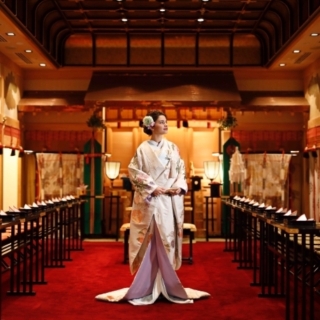 ホテル ザ・マンハッタン：【和婚】伝統彩る神殿見学☆神社＆茶室での挙式も