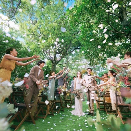ニーズ広島 by T&G WEDDING (旧 アーククラブ迎賓館 広島)：GWラスト6.5万ギフト&最大150万優待/緑溢れるガーデン