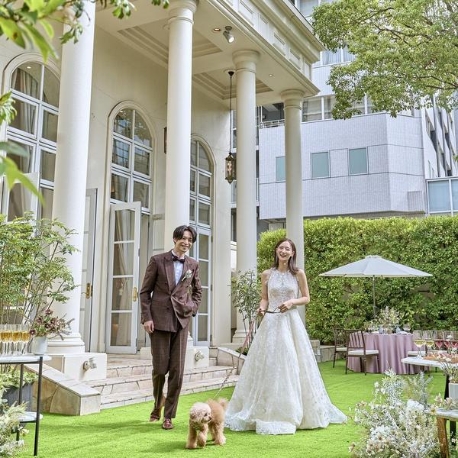 アーヴェリール迎賓館　岡山：【ペット婚に◎】大切なワンちゃんも一緒！貸切会場で叶えよう