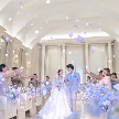 結婚式場:毎回満席【光舞う白亜チャペル模擬】トレンド演出×プレ花嫁体験