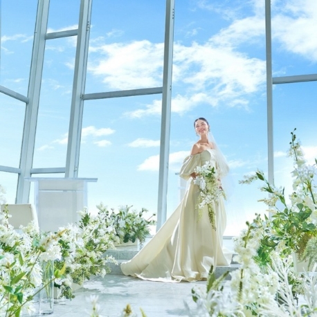 ベイサイド迎賓館　静岡：<祝日プレミアム>BIG優待◎絶景チャペル挙式体験&豪華試食