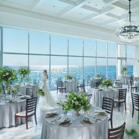 ニーズ静岡ベイ by T&G WEDDING （旧 ベイサイド迎賓館 静岡）：《初見学におススメ》絶景海リゾート*豪華試食×全館貸切ツアー