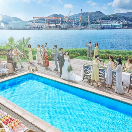 ニーズ長崎 by T&G WEDDING （旧 ベイサイド迎賓館 長崎）：≪金曜限定≫贅沢リゾートW*ガーデン演出&美食体験&Amazonギフト