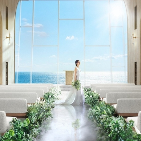 ニーズ湘南茅ヶ崎 by T&G WEDDING (旧 茅ヶ崎迎賓館)：＼当館人気No1／海見え新チャペル×おもてなし体験×豪華試食