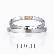 ＰＡＲＩＳ（ジュエリーパリ　ブライダル）:LUCIE（ルシエ）『Arc』スタイリッシュなデザインが人気！！