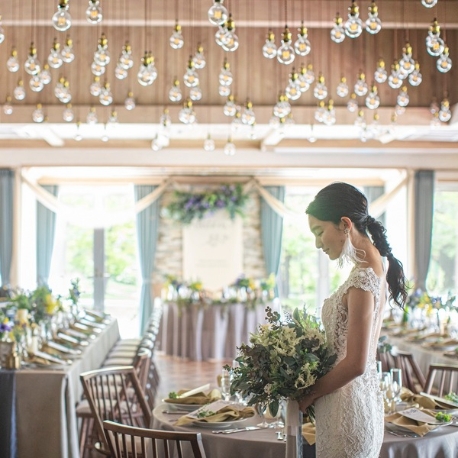 プライベートガーデンＷｅｄｄｉｎｇ　Ｌａ　ｐａｒｔｉｒ（ラ　パルティール）：《まるごと体験》約150着から選ぶ衣装試着×絶品試食×会場見学