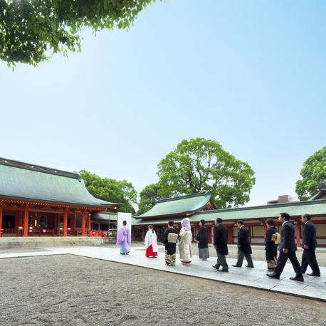 ホテル メルパルク熊本:【神社結婚式】日本の伝統◎由緒ある神社での和婚&白無垢見学◎
