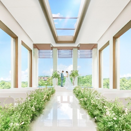 THE MEETS MARINA TERRACE（ザ・ミーツ マリーナテラス）：＼卒花人気No.1*挙式料プレゼント／憧れドレス＆挙式×和牛試食