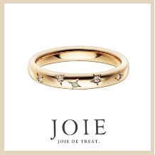 JOIE de treat. (ジョア ドゥ トリート）:【人気シリーズ☆】ランダムに、表情豊かにセッティングされたダイヤがポイント！