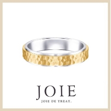 JOIE de treat. (ジョア ドゥ トリート）:【セミオーダーシリーズ】ふたつのリングを重ねてつくるこだわりのデザイン