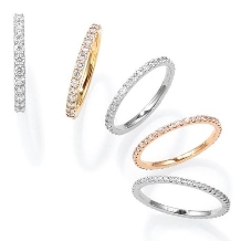 JOIE de treat. (ジョア ドゥ トリート）:【婚約・結婚指輪に】どこから見てもダイヤが輝く、上品な華やかさが魅力的