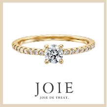 JOIE de treat. (ジョア ドゥ トリート）:【上質ダイヤを手の届く価格でご提供】 1粒ダイヤとエタニティで届ける『愛の輝き』
