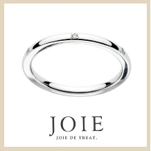 JOIE de treat. (ジョア ドゥ トリート）:【毎日着けたい方にオススメ♪】ピンクゴールド×6石のダイヤで日常を華やかに演出