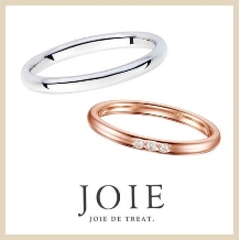 JOIE de treat. (ジョア ドゥ トリート）:【3石ダイヤが上品で美しい】何万通りの中からふたりだけのリングを選んで☆