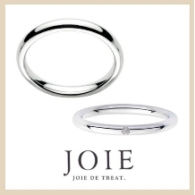 JOIE de treat. (ジョア ドゥ トリート）:【細身でも丈夫な鍛造製法】丸いフォルムが優しく着け心地にもこだわった理想的な指輪