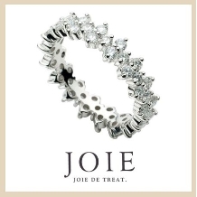 JOIE de treat. (ジョア ドゥ トリート）:【重ね付けも美しい】婚約・結婚指輪のどちらにもふさわしい花冠の様なデザイン