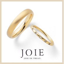 JOIE de treat. (ジョア ドゥ トリート）:【華奢×鍛造製法で丈夫】何万通りの中からふたりだけのリングを選んで