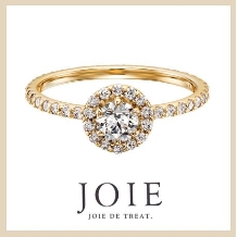 JOIE de treat. (ジョア ドゥ トリート）:【おしゃれな華やかさが人気】 イエローゴールドとダイヤの煌きが美しいリング