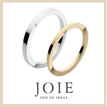 JOIE de treat. (ジョア ドゥ トリート）:【ジョア ドゥ トリート】特徴的なフォルムに2人だけが知る秘密のダイヤモンドを