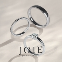 JOIE de treat. (ジョア ドゥ トリート):【オシャレなご新婦様へのサプライズに！】 洗練された毎日着けたくなるリング