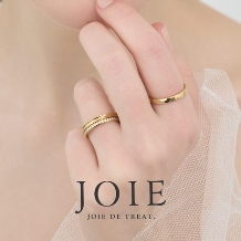 JOIE de treat. (ジョア ドゥ トリート):【洗練されたシャープなフォルム】シンプルだけどあなたらしく着けられる